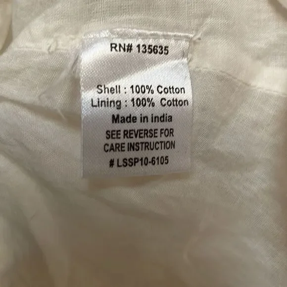 Love the Label White Ruffle Midi Dress Small - Picture 5 of 5